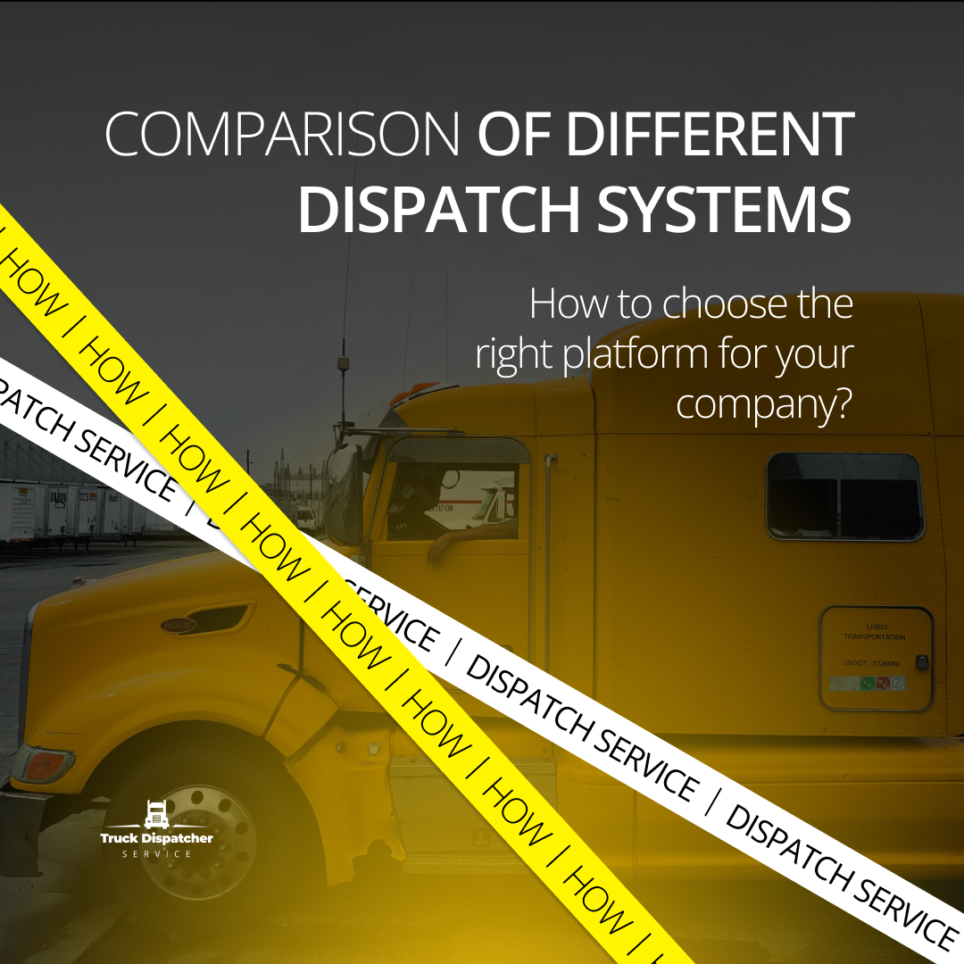 Comparison of different dispatch systems: how to choose the right platform for your company